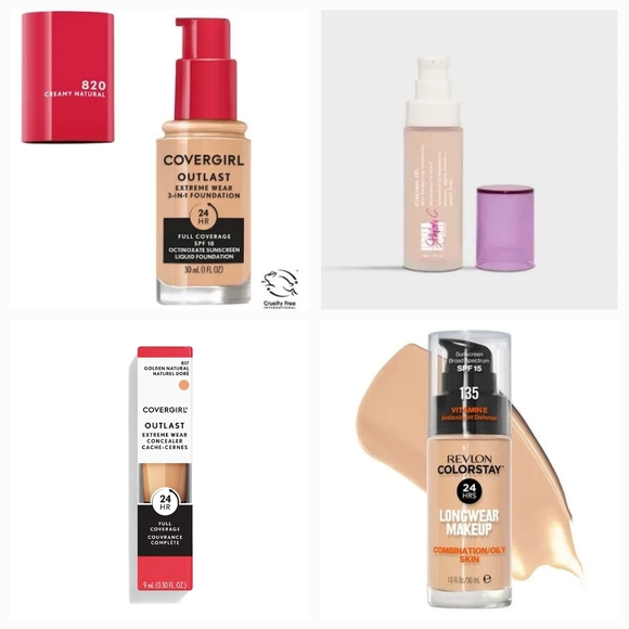 Uoma Beauty Other - New Foundation Uoma, Covergirl, Revlon, and Concealer Women's Makeup 4pc